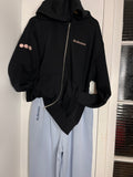 Mens Heavy Zipped Hood 400 GSM