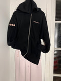 Mens Heavy Zipped Hood 400 GSM